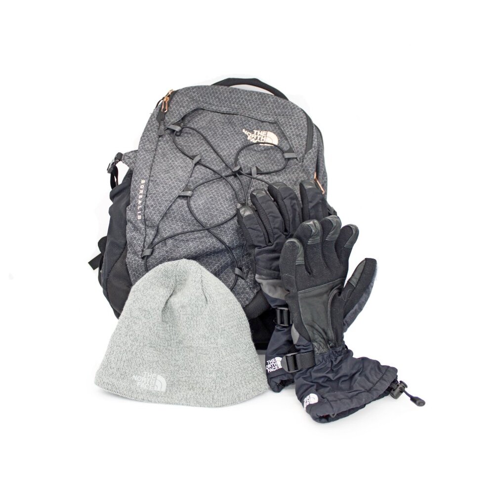 North Face Hyvent Men's Jacket/North Face Borealis Backpack/North Face Gloves - Picture 2 of 14